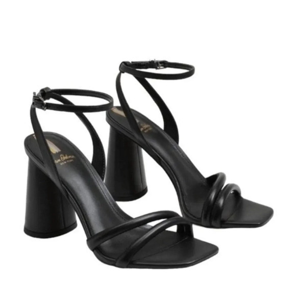 Sam Edelman Leather Kia Strappy Sandal Black Size 10 NWT - Picture 1 of 16